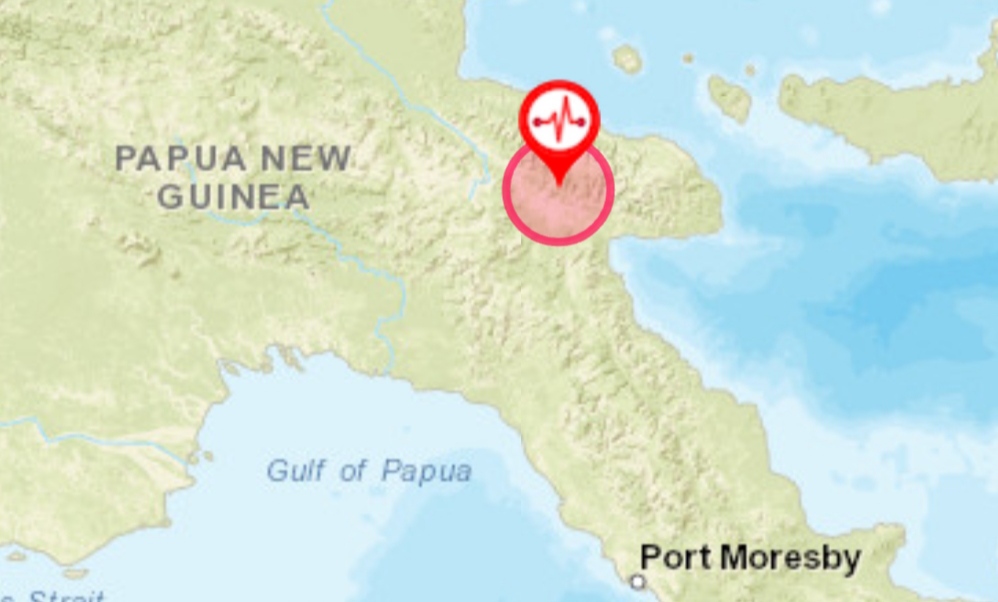 Gempa Besar Magnitudo 7,5 Guncang Portmoresby-PNG