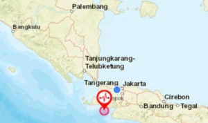 Gempa Magnitudo 5,5 Guncang Barat Daya Bayah Banten